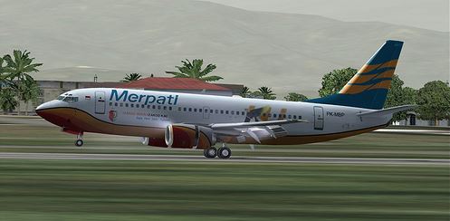 Merpati Airlines.