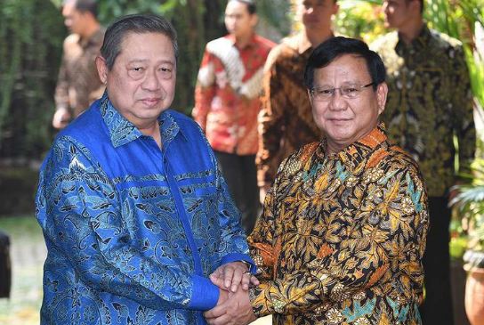 SBY dan Prabowo.