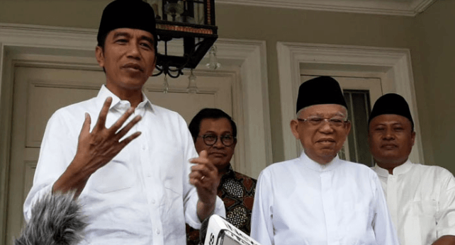 Jokowi dan Ma'ruf Amin.