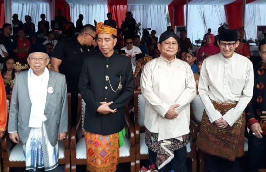 Jokowi-Ma'ruf dan Prabowo-Sandi.