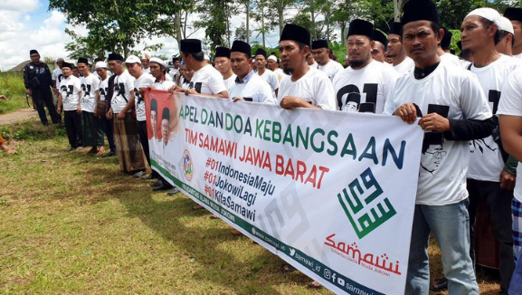 Solidaritas Ulama Muda Jokowi (Samawi) di Sukabumi.