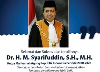 Masih Viral, Ucapan Selamat Kepada Ketua MA periode 2020-2025