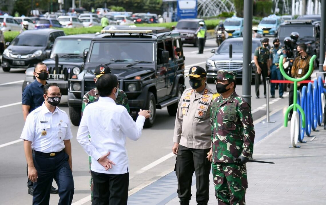 Presiden Tinjau Kesiapan Pendisiplinan Protokol Kesehatan di Stasiun MRT