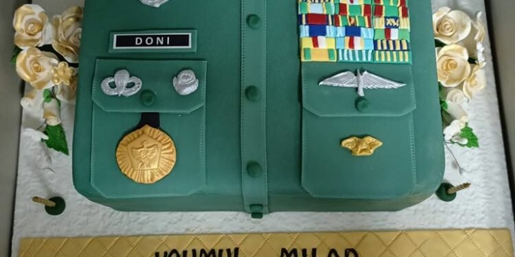 Kue Tart di Medan Tempur Doni Monardo