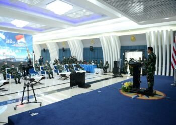 Melalui VICON, KSAL Laksanakan Final Brief & Peluncuran Buku