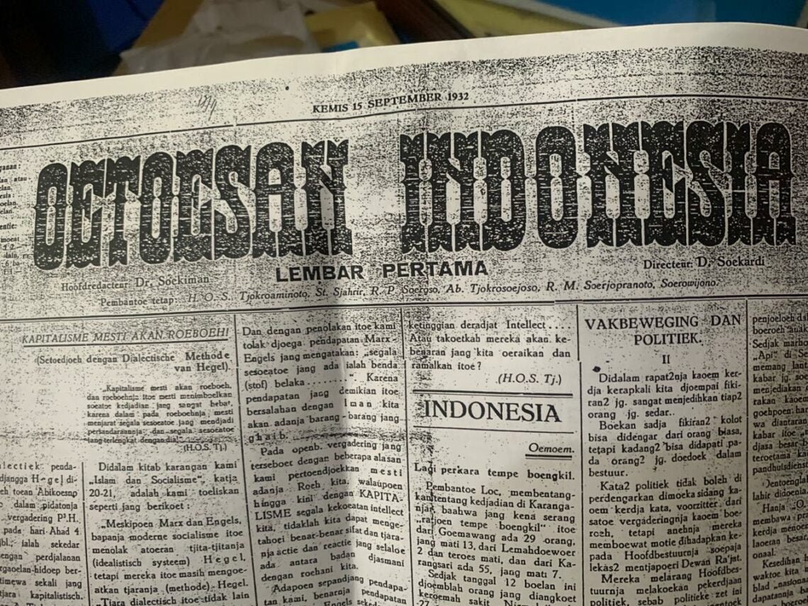 Koran Kakekkku,Oetoesan Indonesia Koran Kakekkku
