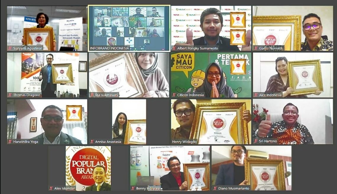 Merek Champion Indonesia Digital Popular Brand Award 2020