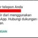 Mengatasi Jika Nomor telepon Anda Diblokir Menggunakan WhatsApp 5 Mengatasi Jika Nomor telepon Anda Diblokir Menggunakan WhatsApp