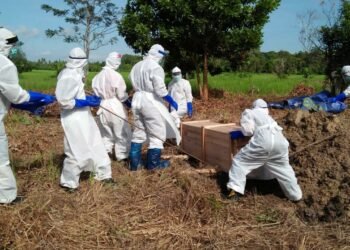 Mensos Juliari Apresiasi Tagana Garda Terdepan Pemakaman Jenazah Covid 19