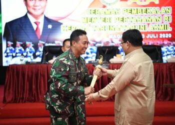 Kasad Dampingi Menhan RI Kunjungan Kerja ke Akademi Militer