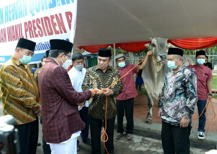 Presiden Jokowi Serahkan Hewan Kurban di Masjid Istiqlal