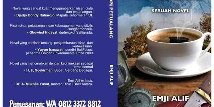 Novel Setanggi Kopi Petualang Beredar
