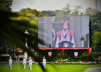 Presiden Jokowi Pimpin Peringatan Detik-Detik Proklamasi Kemerdekaan Republik Indonesia
