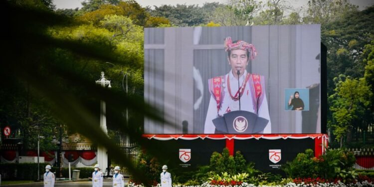 Presiden Jokowi Pimpin Peringatan Detik-Detik Proklamasi Kemerdekaan Republik Indonesia