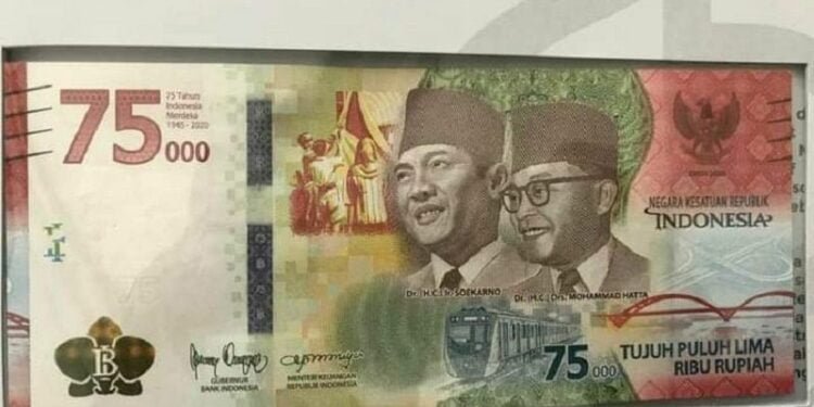 Peluncuran Uang Peringatan Kemerdekaan 75 Tahun RI