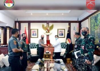 Menhan dan Kepala BNPT Saling Bertukar Pikiran