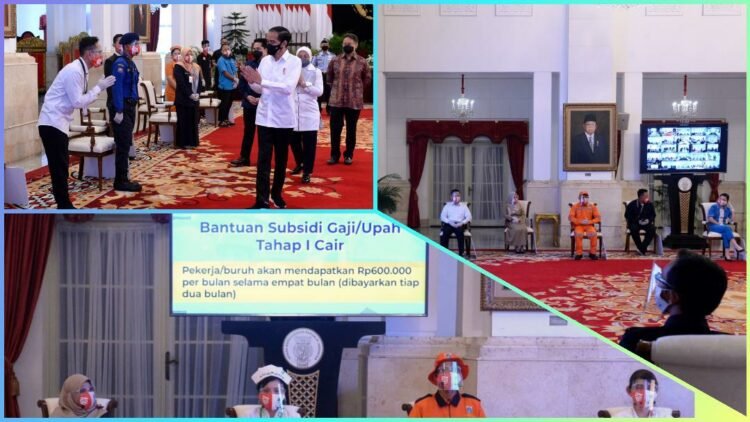 Presiden Jokowi Luncurkan Bantuan Subsidi Upah
