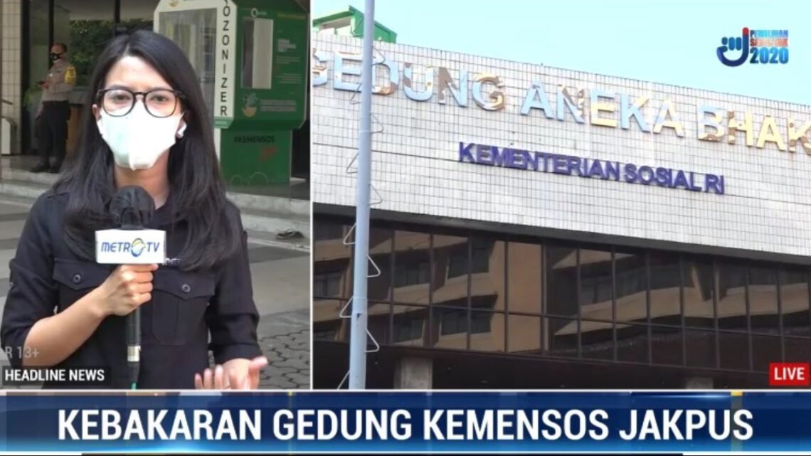 Kemensos Terbakar Akibat Korslet Listrik
