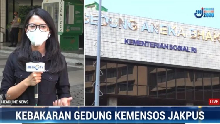 Kemensos Terbakar Akibat Korslet Listrik
