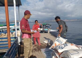 Penyaluran Bansos Beras