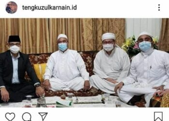 Anies Minum Teh Bersama Rizieq Shihab