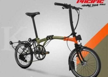 Desain Sepeda Lipat Pacific Pithon Mirip Bronpton.