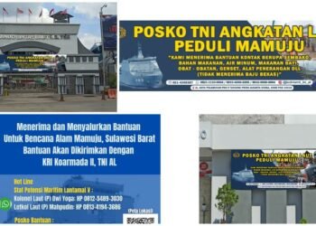 TNI AL Buka Posko Penyaluran Bantuan