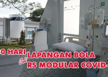 Lapangan Bola Jadi RS Darurat Covid-19