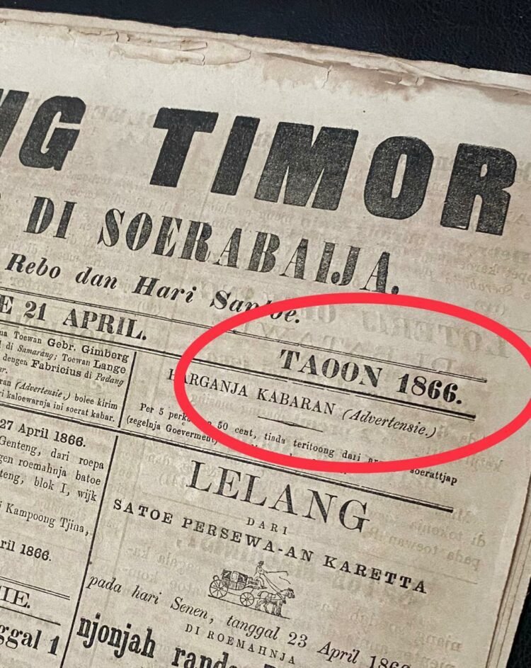 Kisah Enam Koran Indonesia, Yang Sirna 100 Tahun Lalu