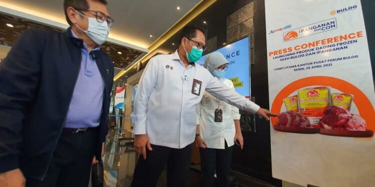BULOG Launching Penjualan Daging Melalui Ipanganandotcom