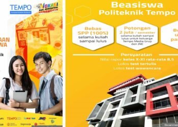 Politeknik Tempo Sediakan Beasiswa Hingga Lulus Kuliah