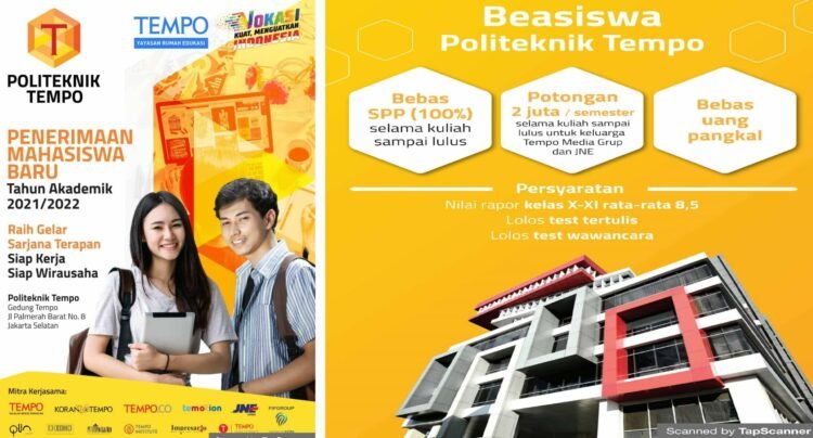 Politeknik Tempo Sediakan Beasiswa Hingga Lulus Kuliah
