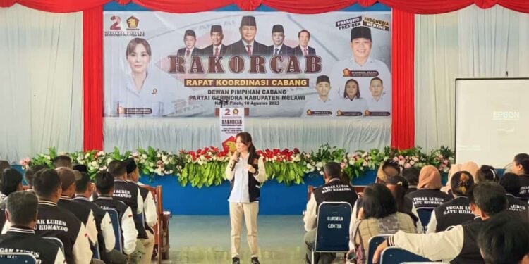 Li Claudia Chandra Pastikan Gerindra Menang di Pemilu 2024