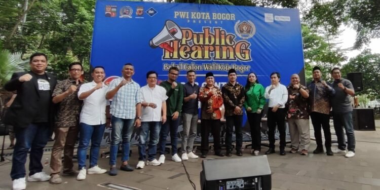 PWI Kota Bogor Gelar Public Hearing Hadirkan Para Bacawalkot
