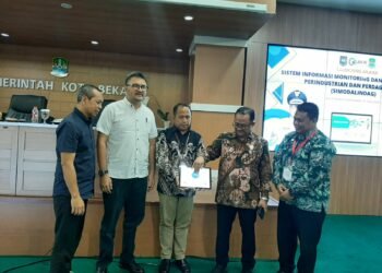 Peluncuran Aplikasi SIMODALINDAG, Inovasi Terbaru Disdagperin Kota Bekasi, Mendapat Apresiasi dari Pj. Wali Kota Bekasi