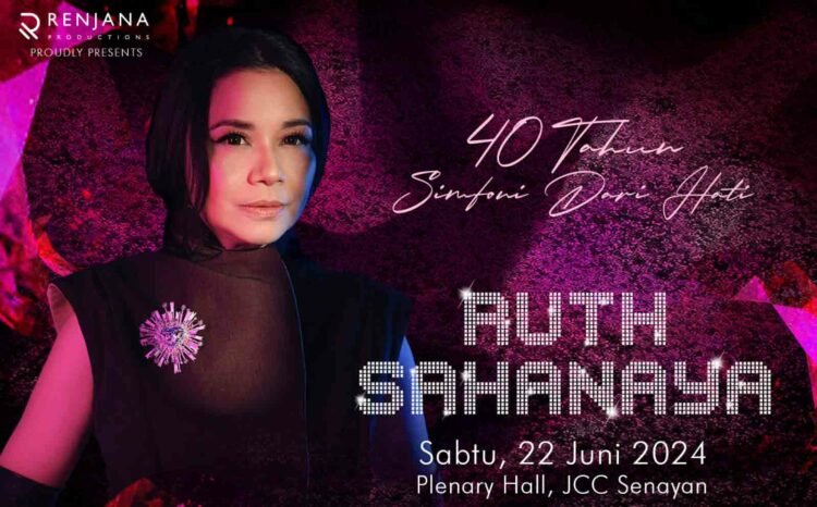 Ruth Sahanaya Gelar Konser “40 Tahun Simfoni dari Hati” di Jakarta
