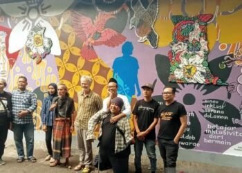 Jogja Disability Arts Kolaborasi dengan Seniman Inggris Ciptakan Mural di Kampung Dolanan Bantul