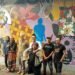 Jogja Disability Arts Kolaborasi dengan Seniman Inggris Ciptakan Mural di Kampung Dolanan Bantul