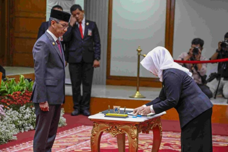 Pj. Gubernur DKI Jakarta Heru Budi Hartono Lantik 71 ASN di Balai Kota