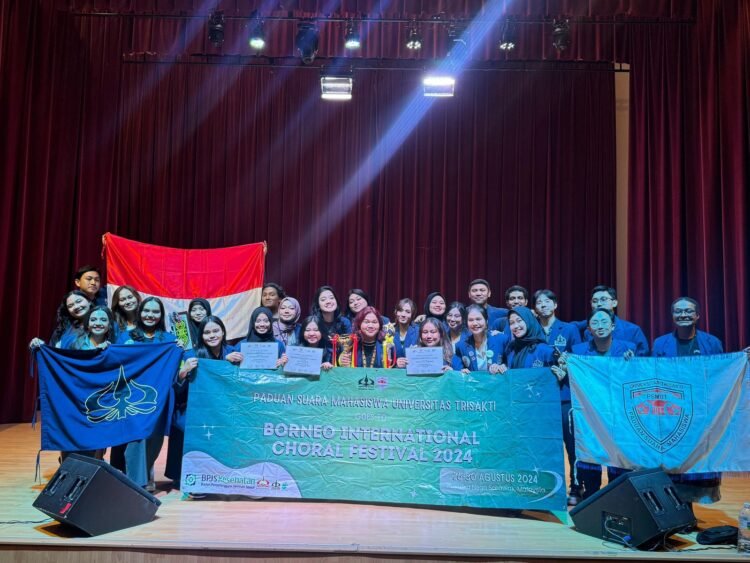 PSM Universitas Trisakti Raih Kemenangan Gemilang di Borneo International Choir Festival 2024
