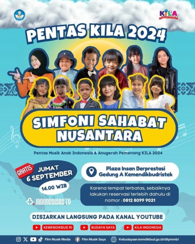 Kemendikbudristek Kembali Gelar KILA 2024: Hadirkan Lebih Banyak Lagu Anak Bermutu