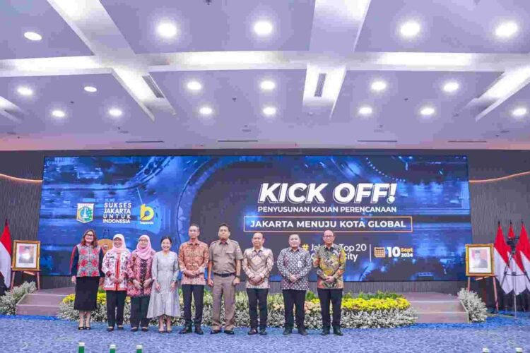 Pj. Gubernur Heru Resmikan Penyusunan Kajian Perencanaan Jakarta Menuju Kota Global