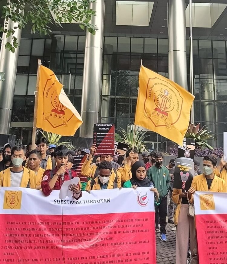 Kasus Dugaan Korupsi Dana Honorarium di Mahkamah Agung, Aliansi Mahasiswa Jakarta Desak KPK Bertindak