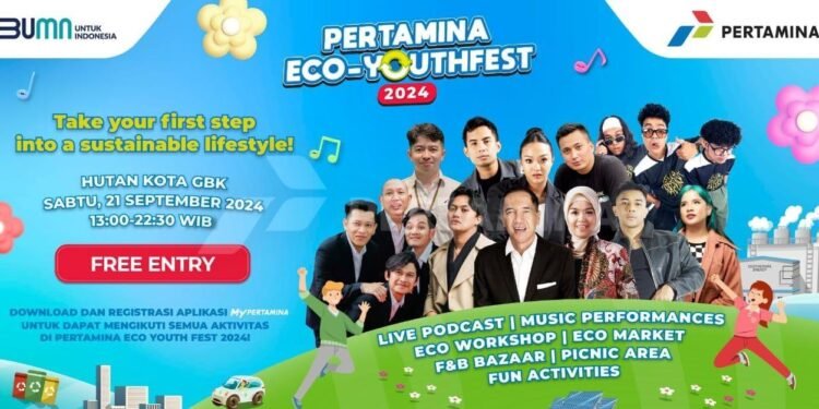 Pertamina Eco Youth Fest 2024: Ajak Generasi Muda Seru-Seruan Kurangi Emisi