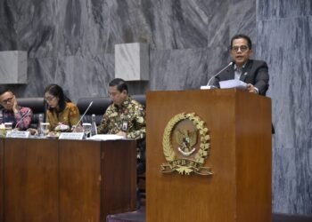H-4 Pelantikan Anggota Baru, Setjen DPR dengan Mitra Terkait Selenggarakan Briefing Keprotokolan.