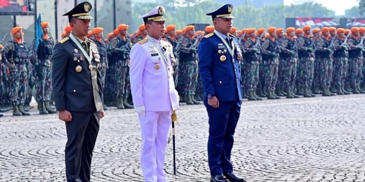 Marsekal Muda TNI Budhi Achmadi, Salah Satu Pembaca Sapta Marga HUT ke-79 TNI