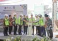 Pj. Gubernur Heru Resmikan Groundbreaking Pembangunan Sarana Pengolahan Sampah Mandiri.