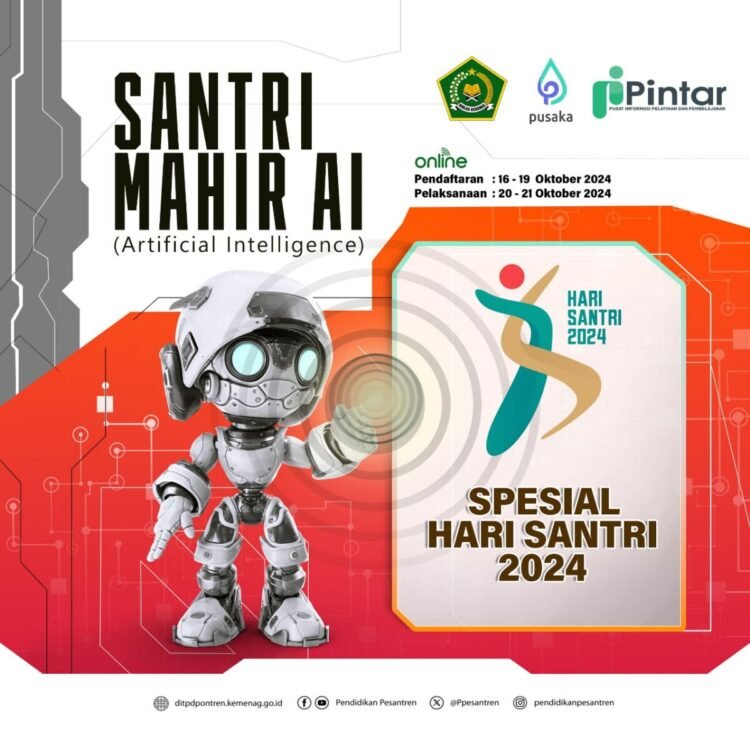 Santri Berminat Jadi Content Creator dan Mahir Artificial Intelligence, Daftar di sini!