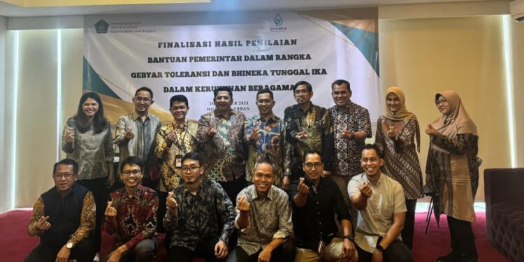 Kemenag Akan Umumkan Penerima Bantuan Gebyar Toleransi Kerukunan Beragama.