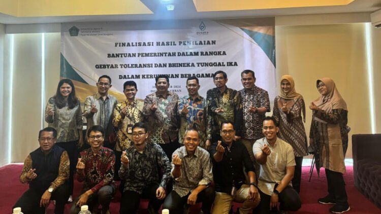 Kemenag Akan Umumkan Penerima Bantuan Gebyar Toleransi Kerukunan Beragama.
